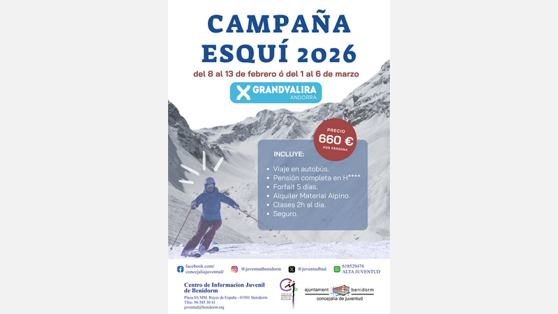 Campaña esquí 2026
